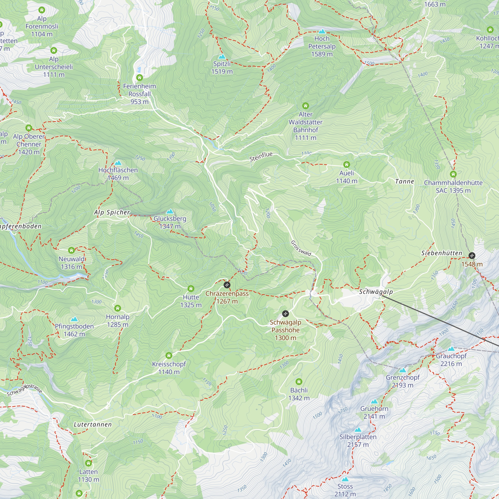 ehemaliges Berggasthaus Chräzerli map