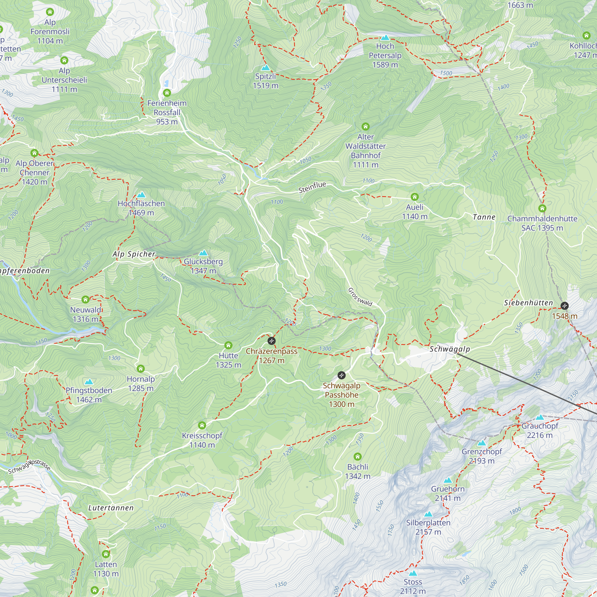 ehemaliges Berggasthaus Chräzerli map