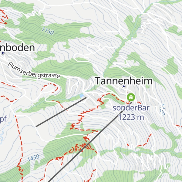 Map of Hotel Restaurant Alpenblick