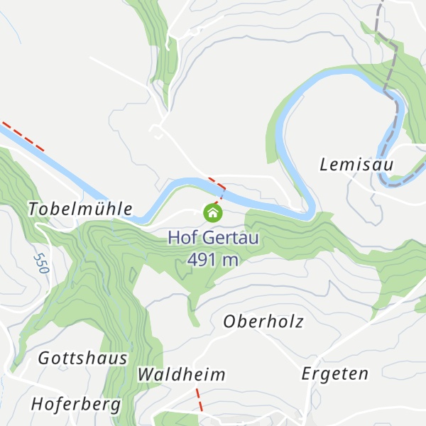 Map of Hof Gertau