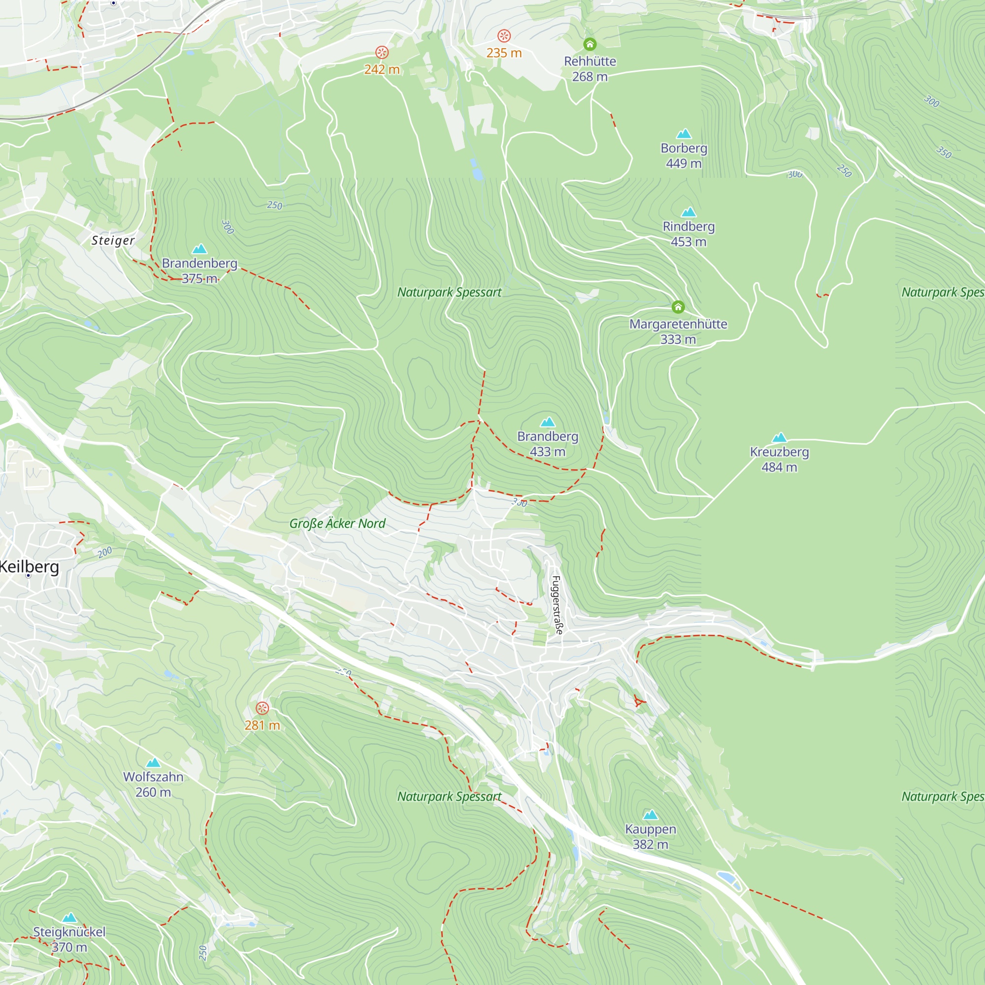 Schutzhütte am Brandberg map