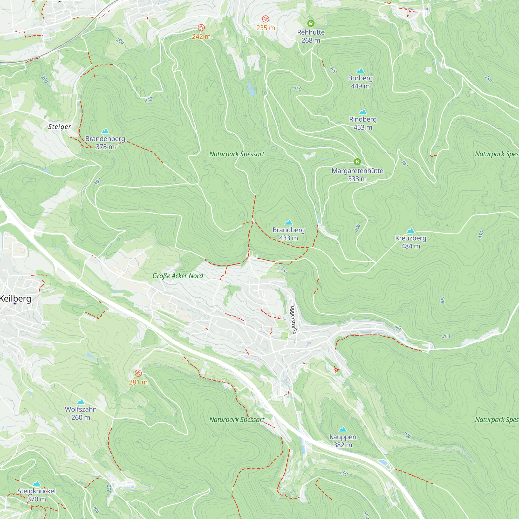 Schutzhütte am Brandberg map