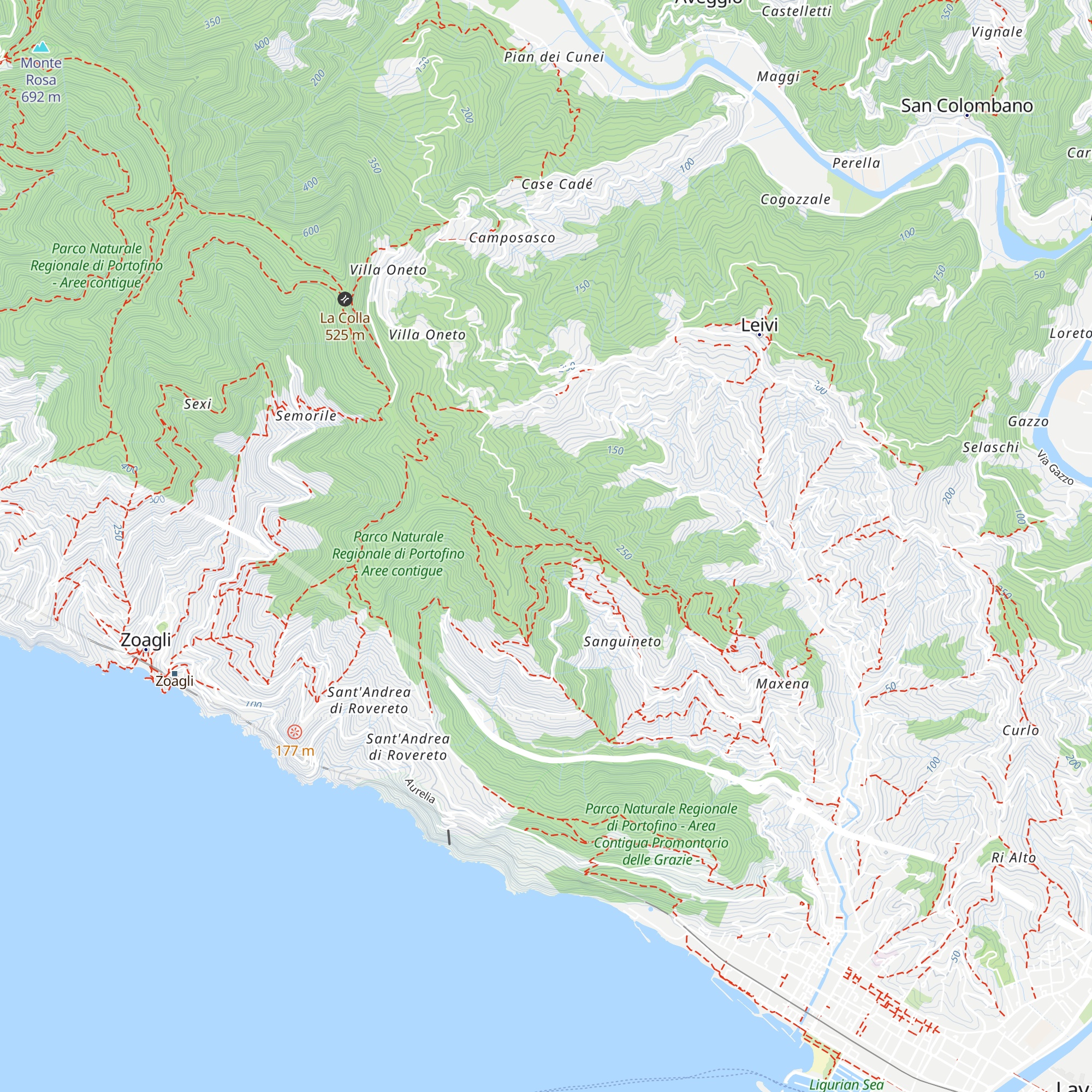 Baita Facciu map