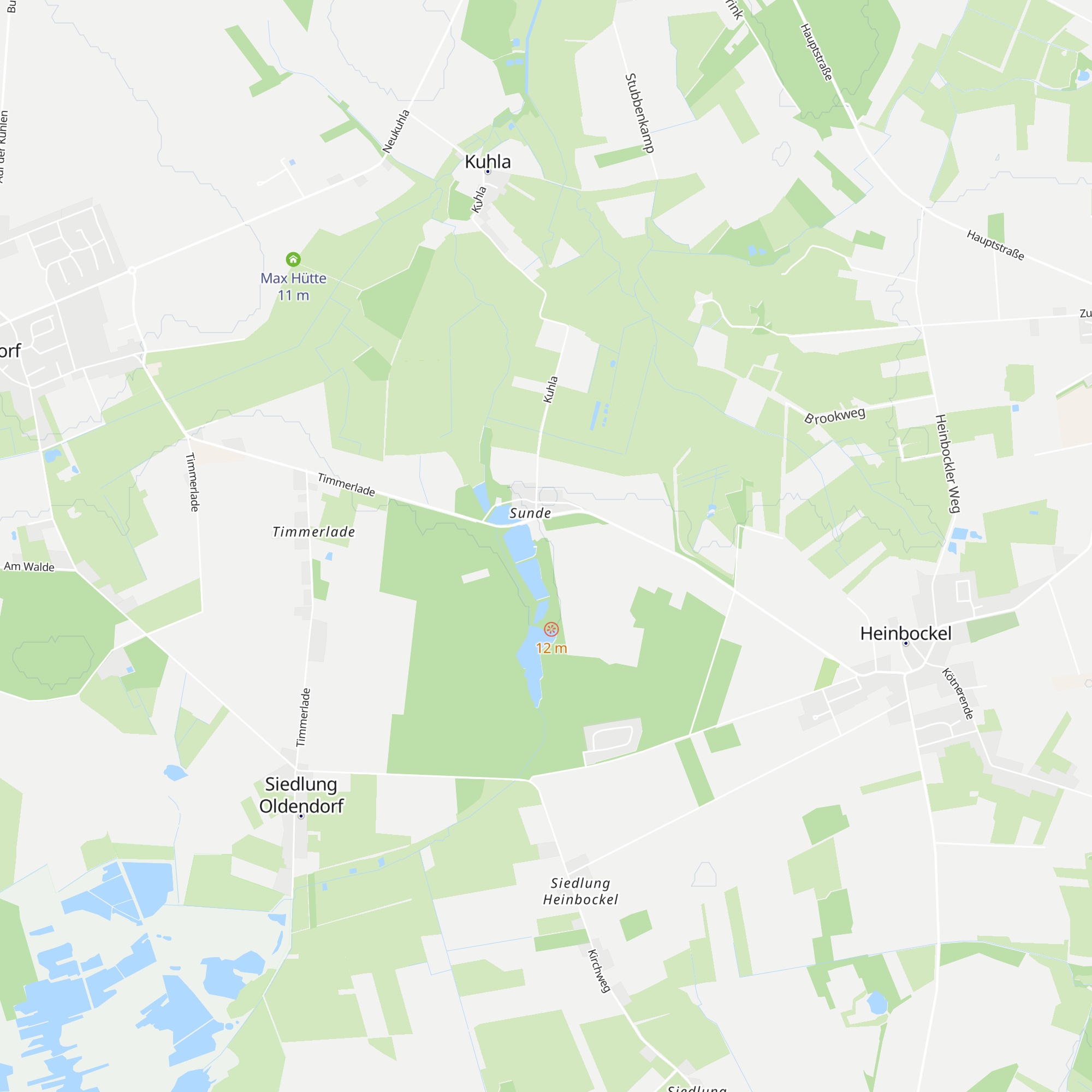 Information Naturlehrpfad Sunde map