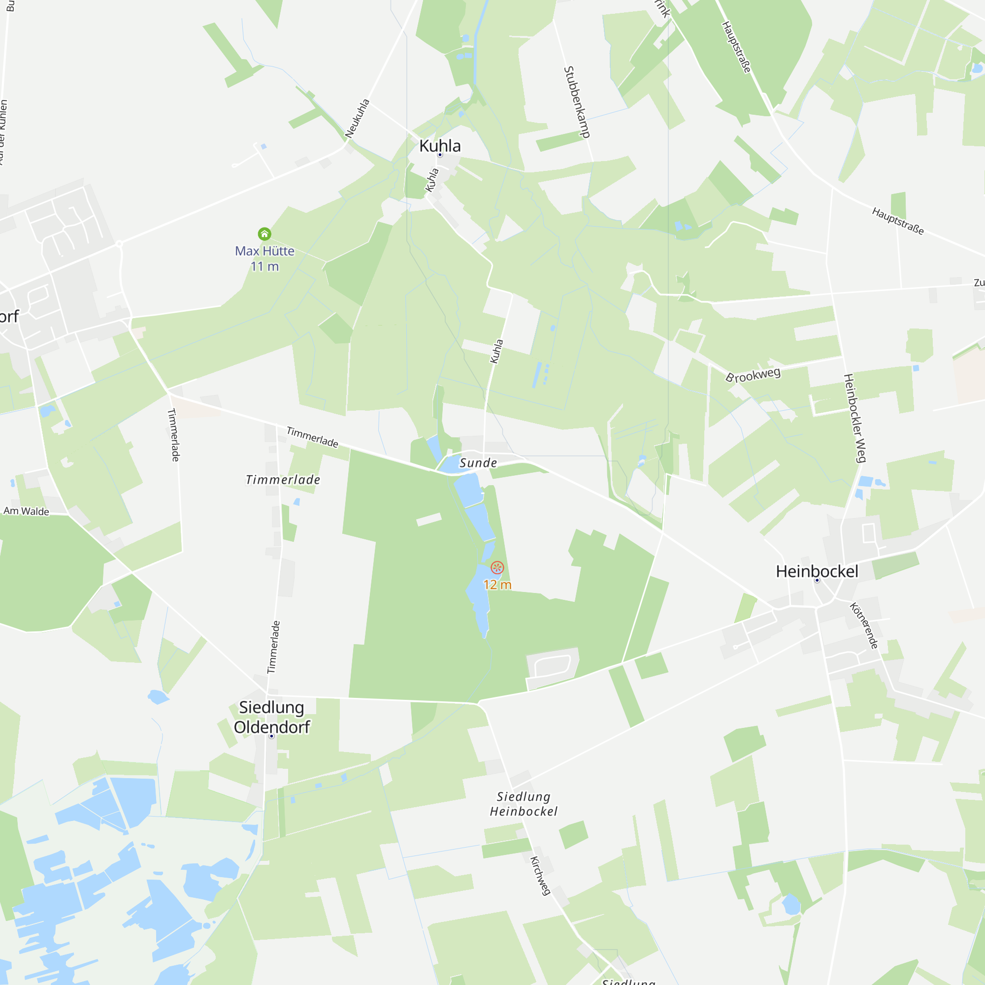 Information Naturlehrpfad Sunde map