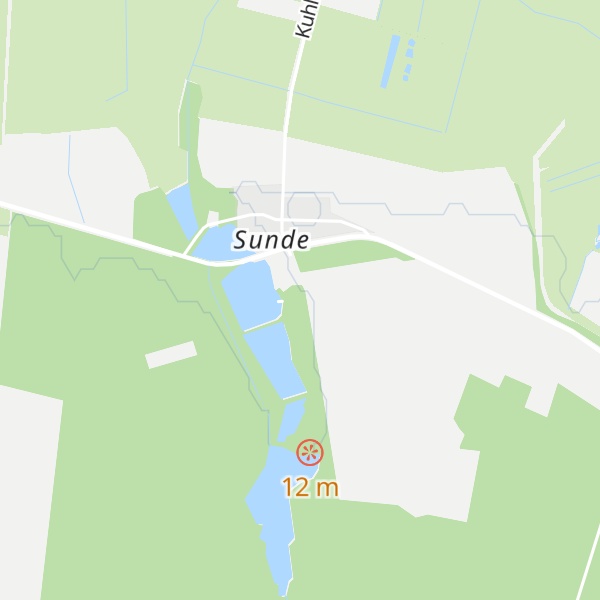 Map of Information Naturlehrpfad Sunde