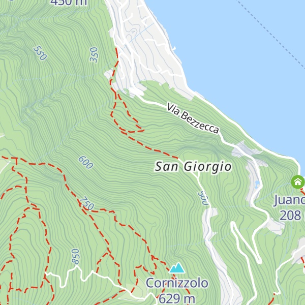 Map of Casel del Bigien