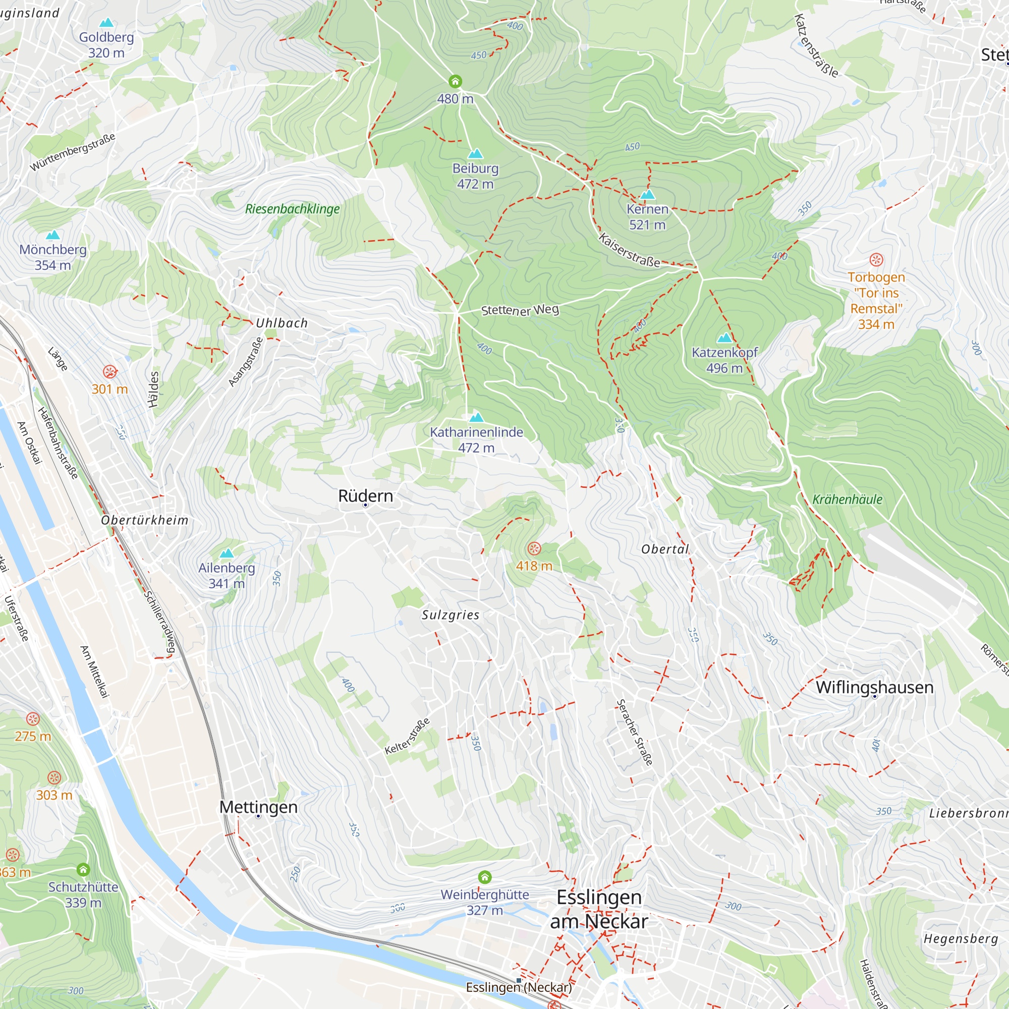Bregelhütte map