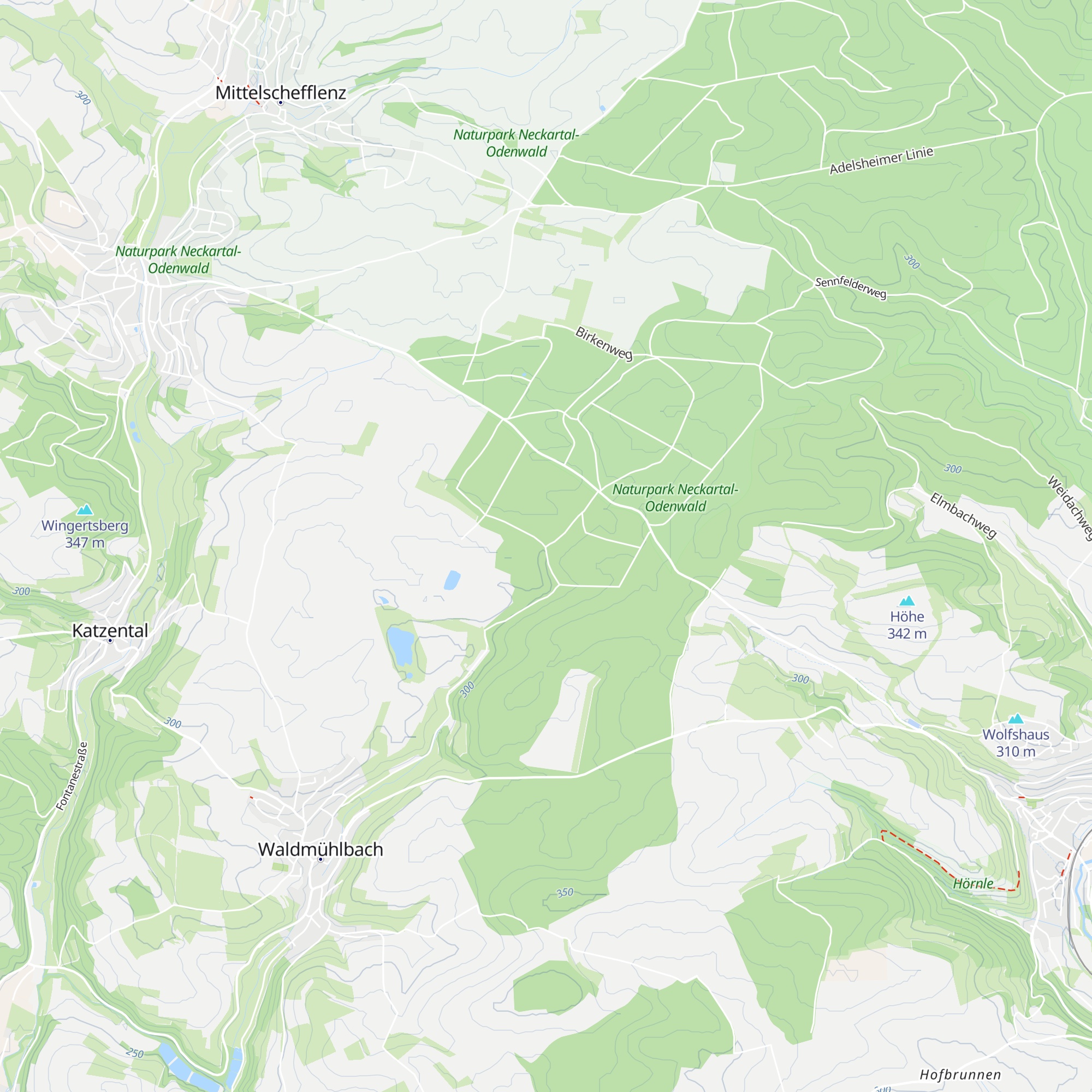 Reichleinhütte map