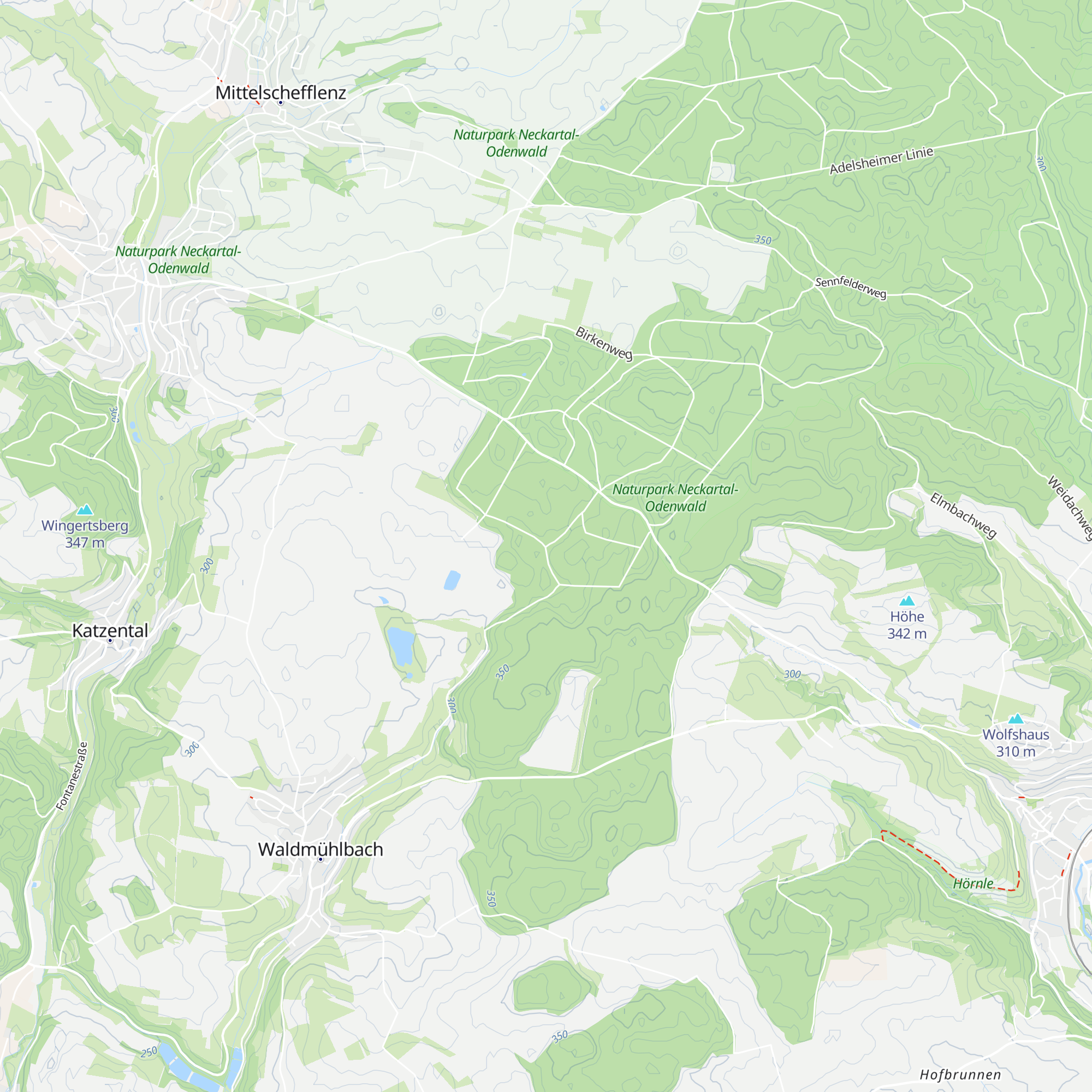 Reichleinhütte map