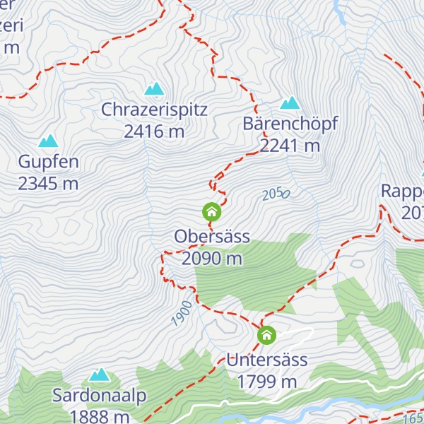 Map of Obersäss