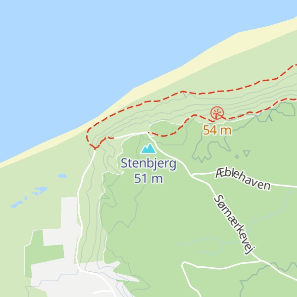 Map of Stenbjerg