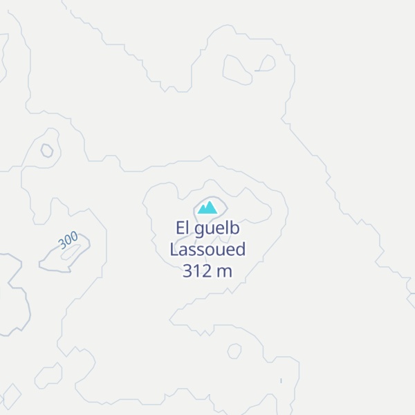 Map of El guelb Lassoued