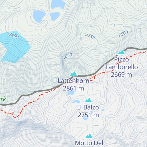 Map of Lattenhorn