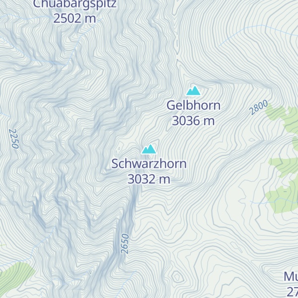 Map of Schwarzhorn