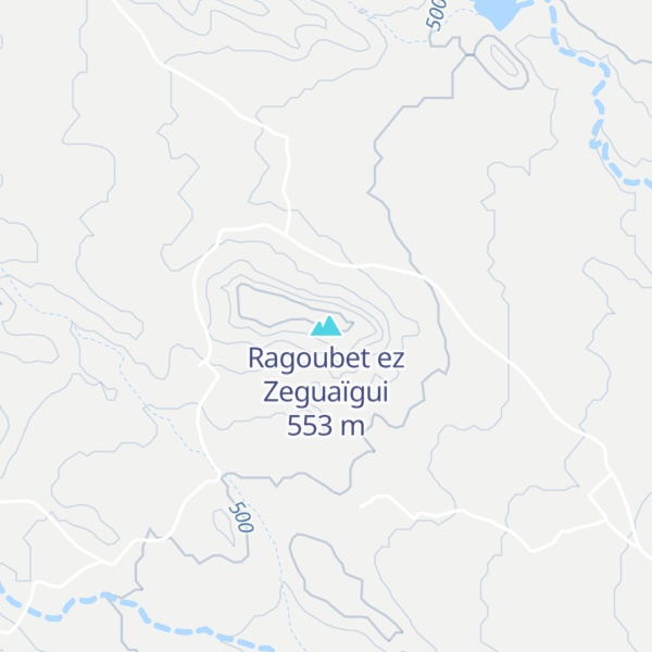 Map of Ragoubet ez Zeguaïgui