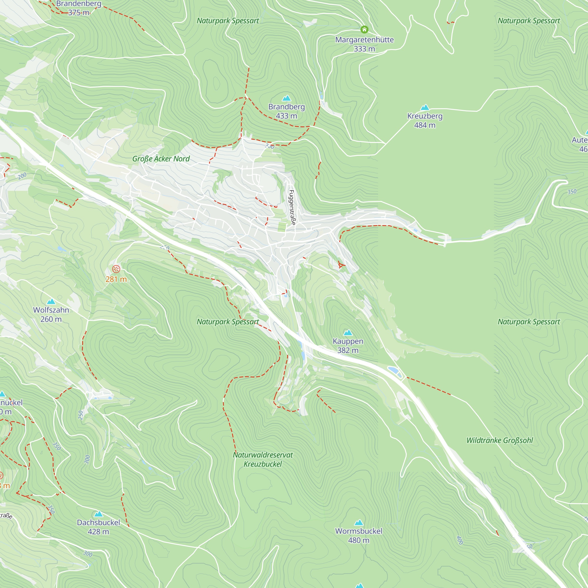 Kauppenhütte map