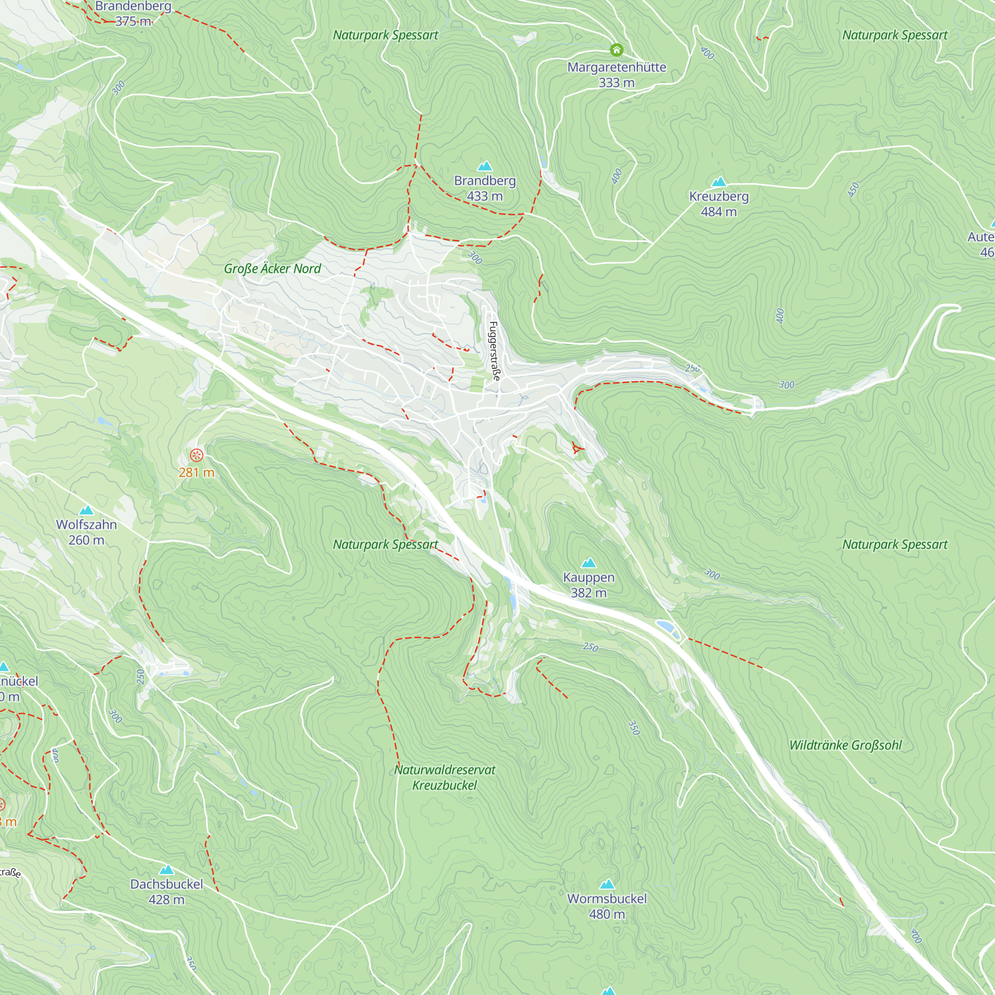 Kauppenhütte map
