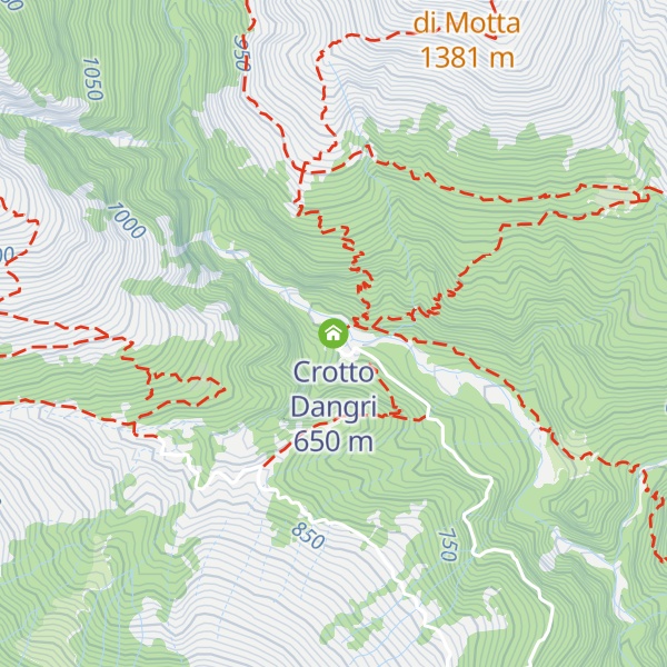 Map of Crotto Dangri