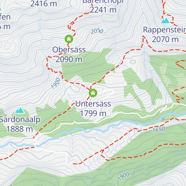Map of Untersäss