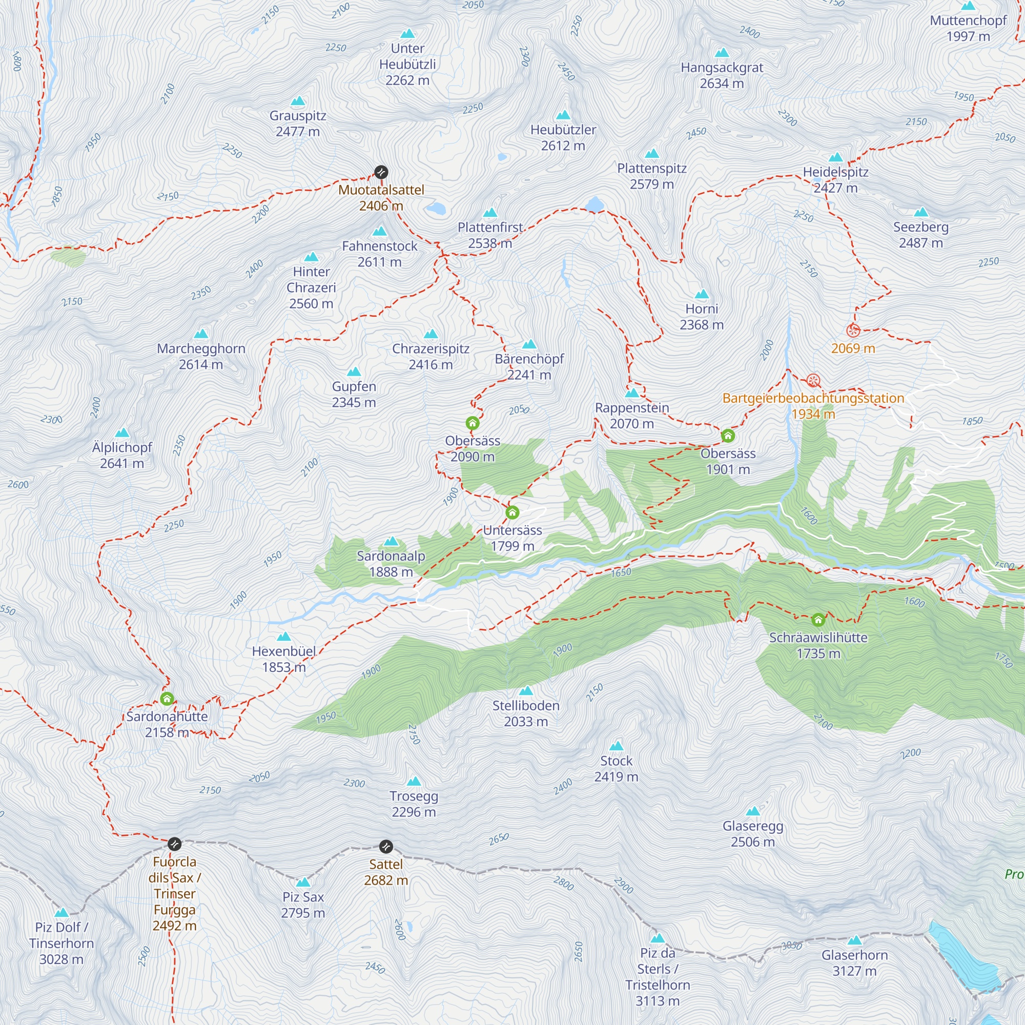 Untersäss map