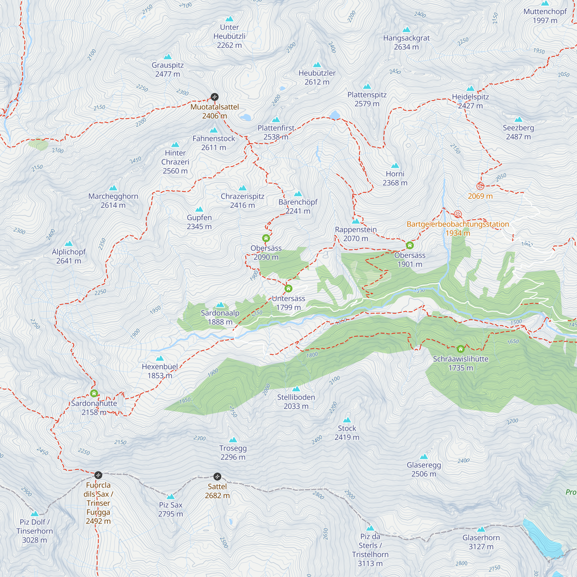 Untersäss map