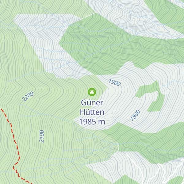 Map of Güner Hütten