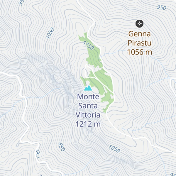 Map of Monte Santa Vittoria