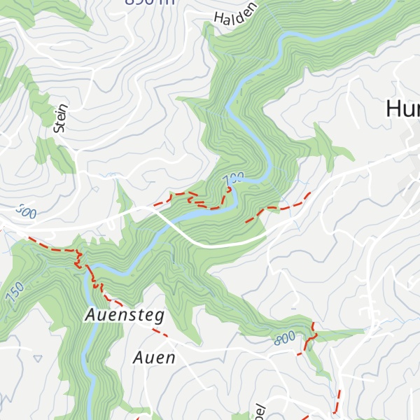 Map of Wehranlage Urnäsch Tobel