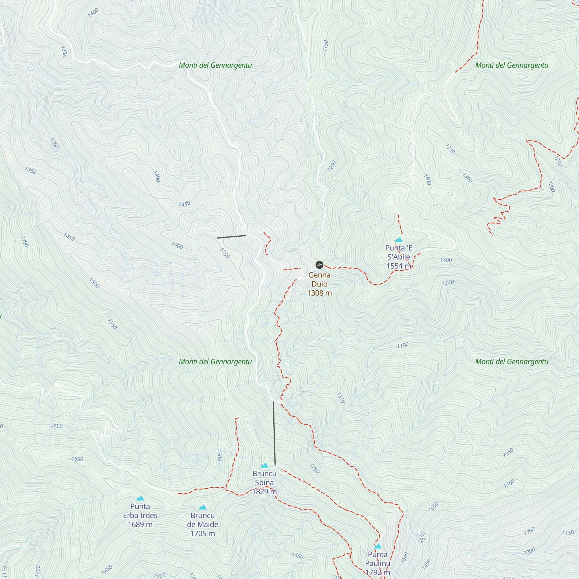 Cuile con infiltrazioni map