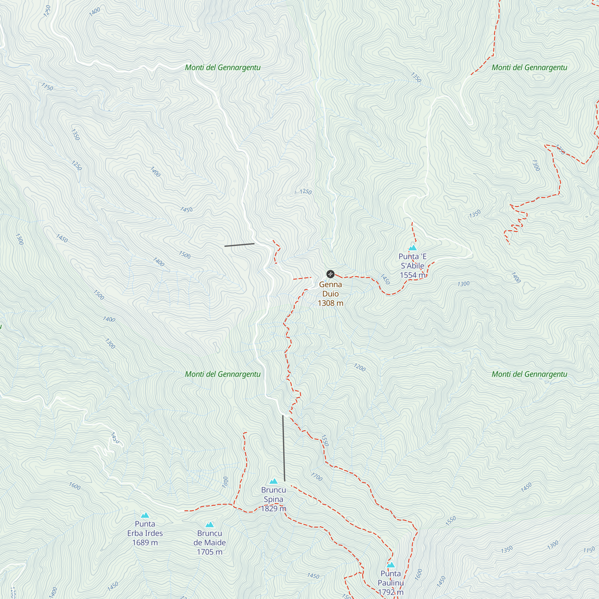 Cuile con infiltrazioni map