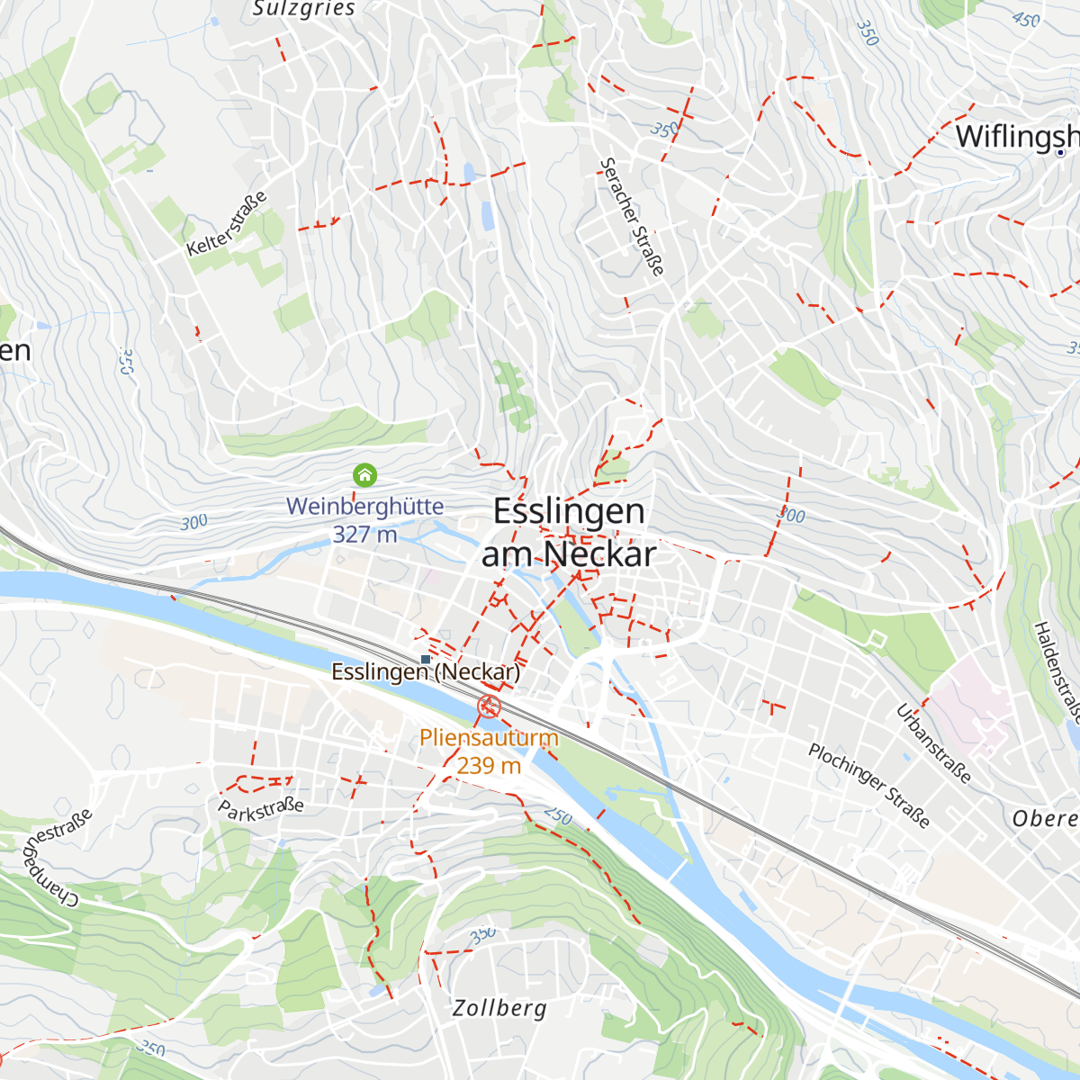 Stadtinformation map
