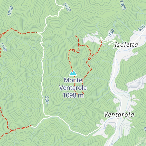Map of Monte Ventarola