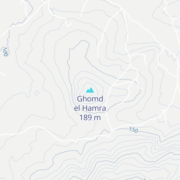 Map of Ghomd el Hamra