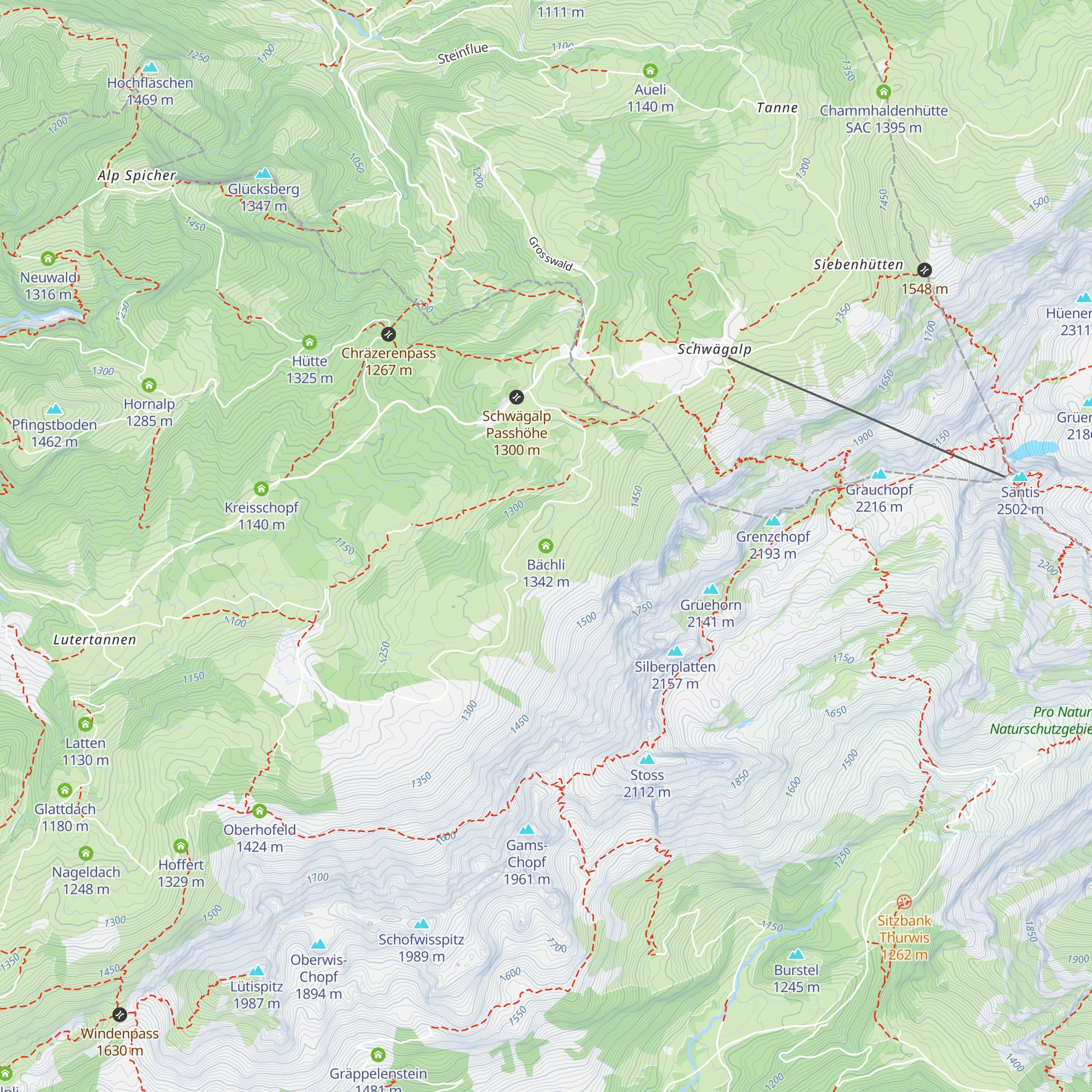 Bächli map