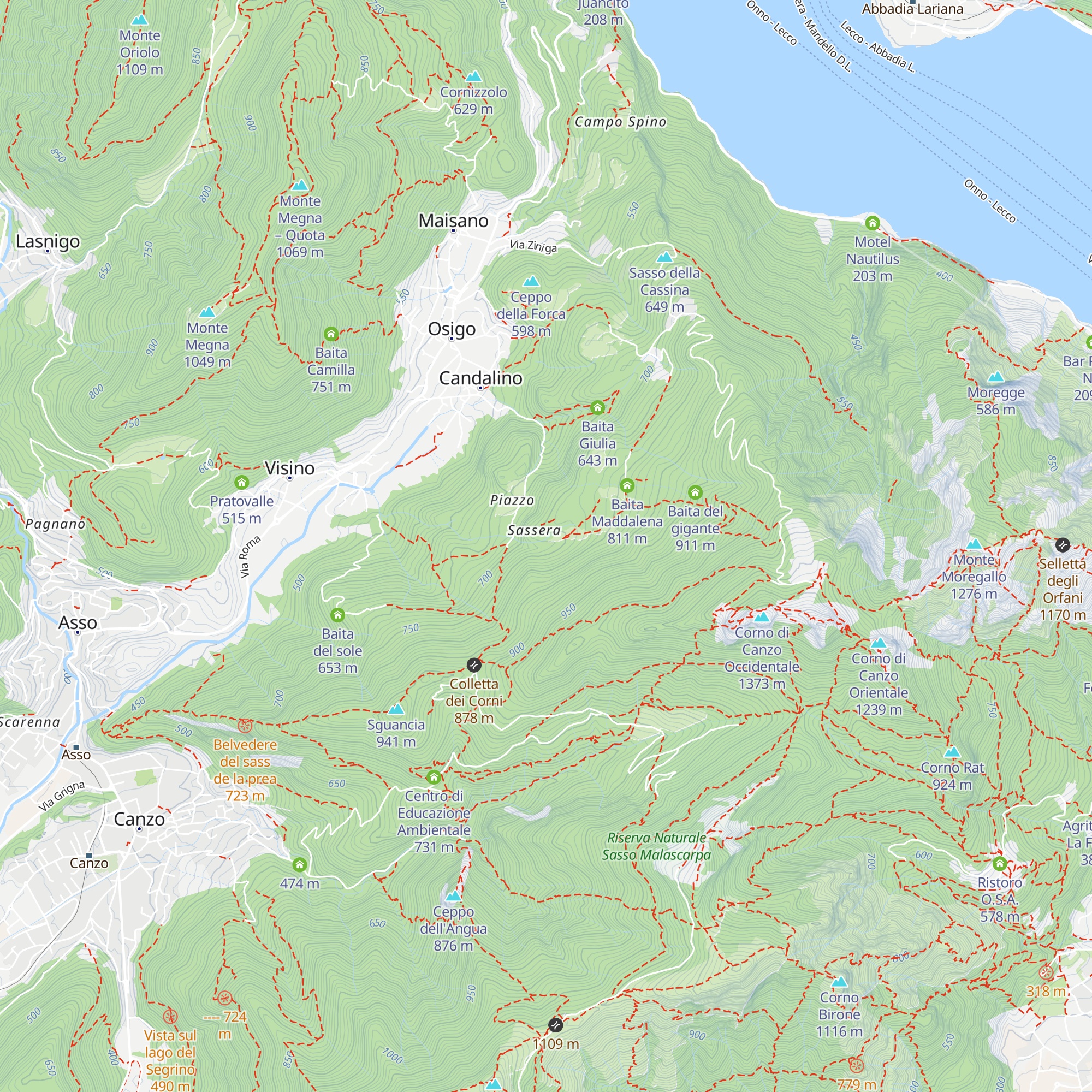 Baita Cavalet map