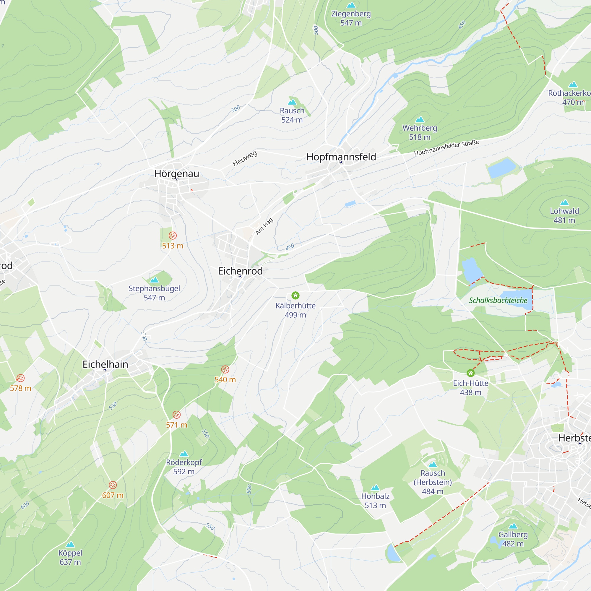 Kälberhütte map