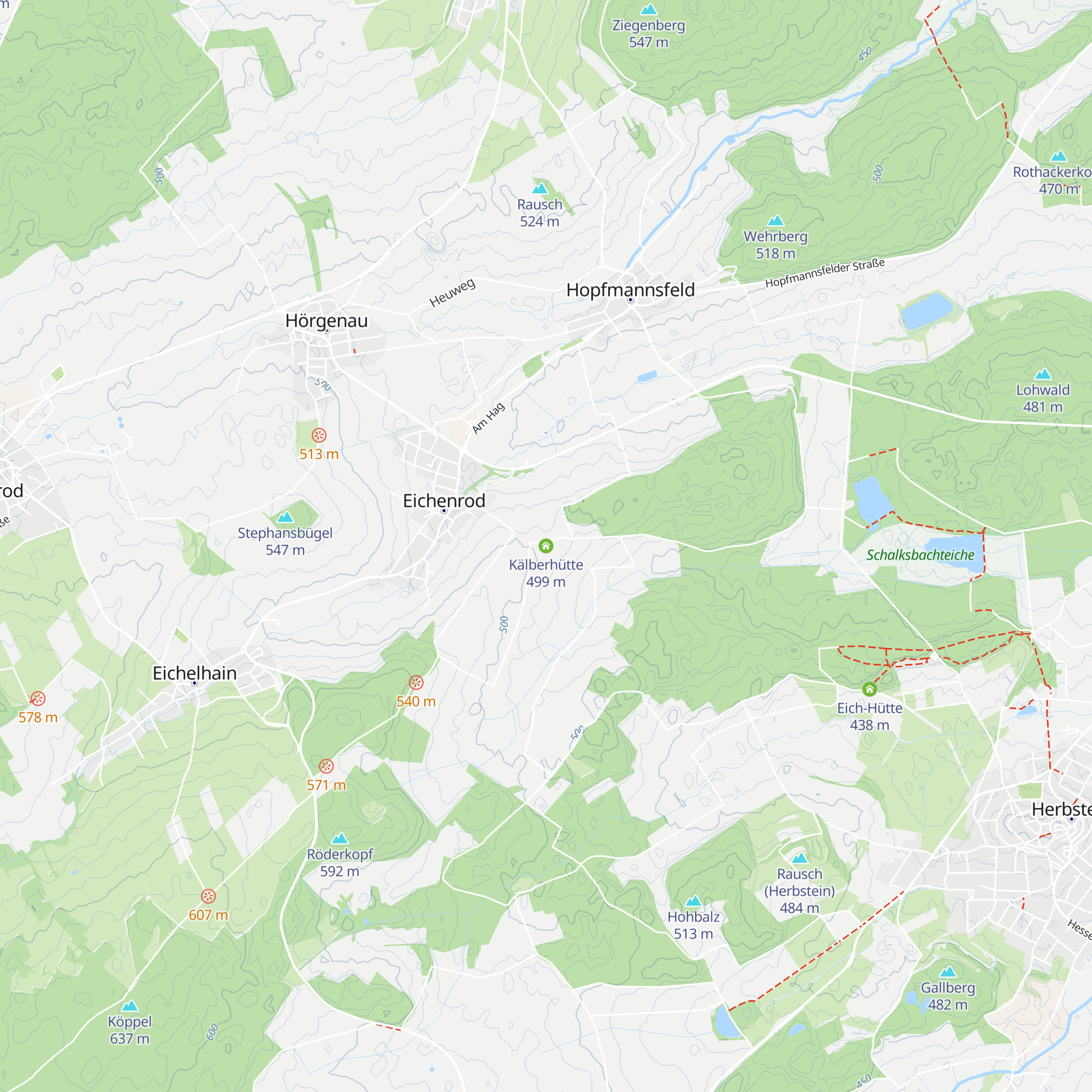 Kälberhütte map