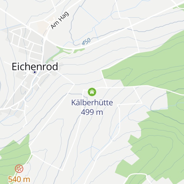 Map of Kälberhütte