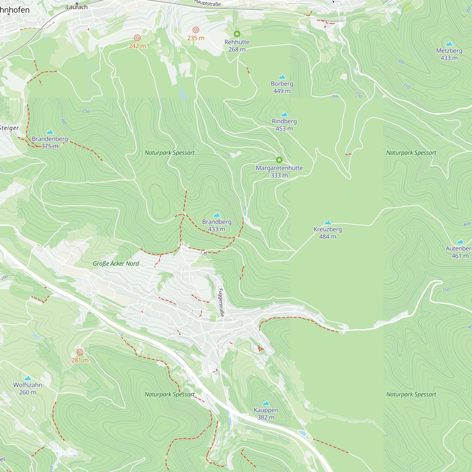 Schutzhütte am Brandberg map