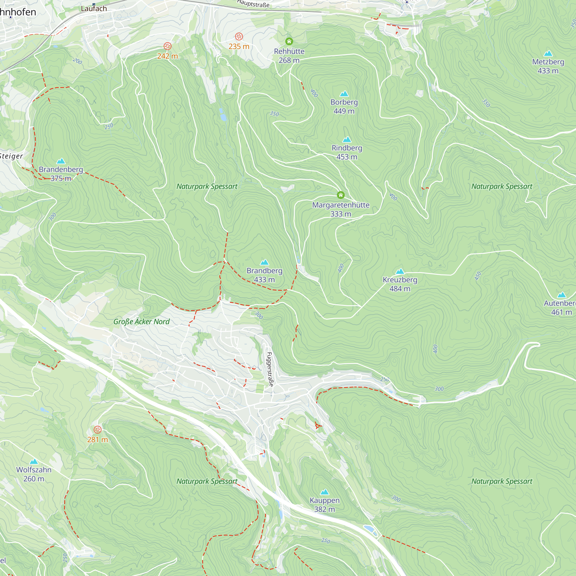 Schutzhütte am Brandberg map