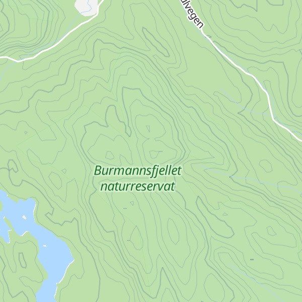 Map of Burmannsfjellet