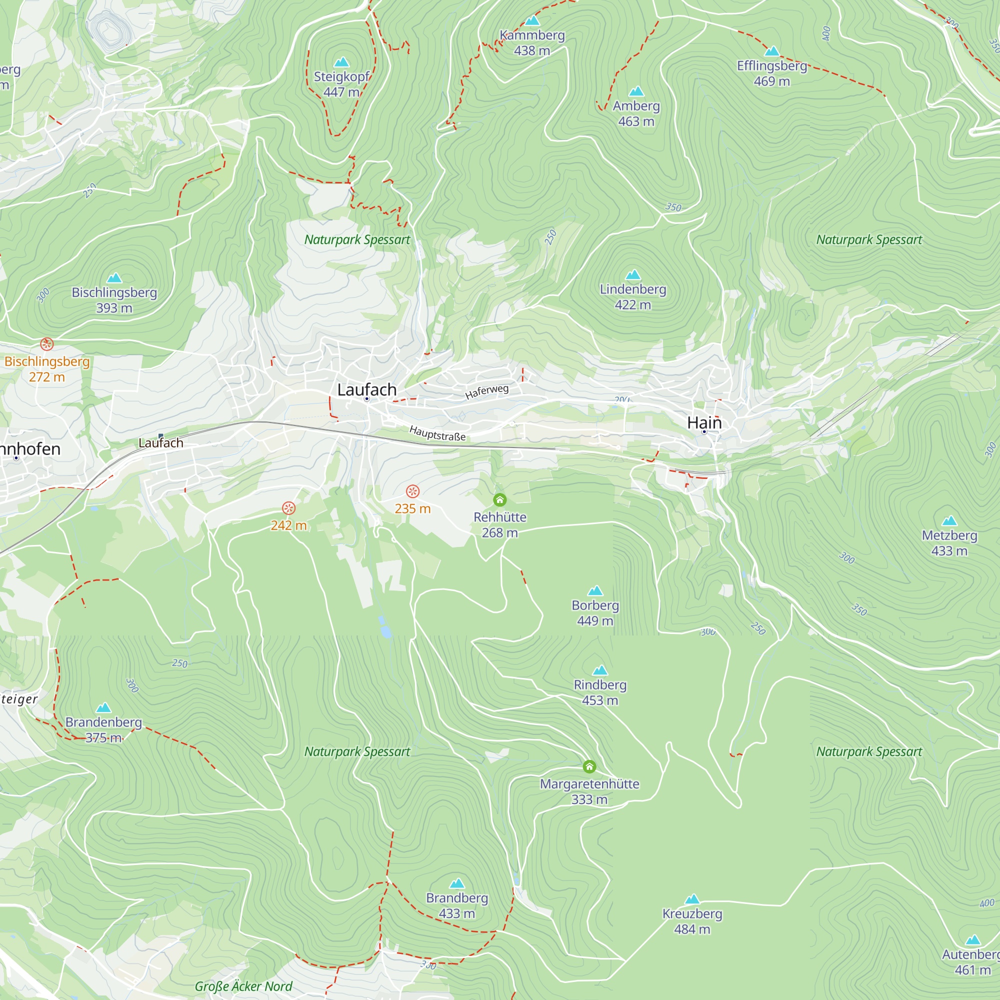 Rehhütte map