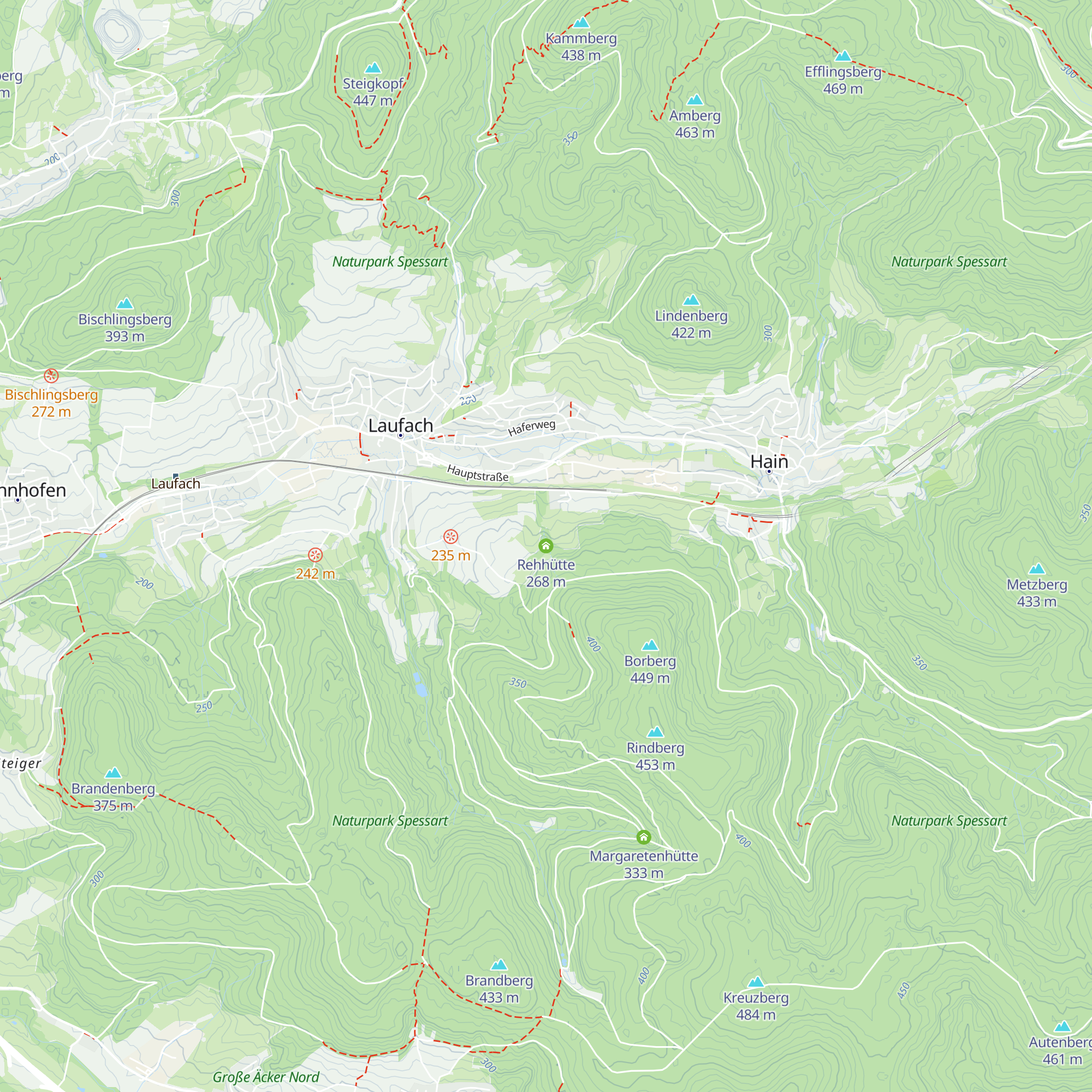 Rehhütte map