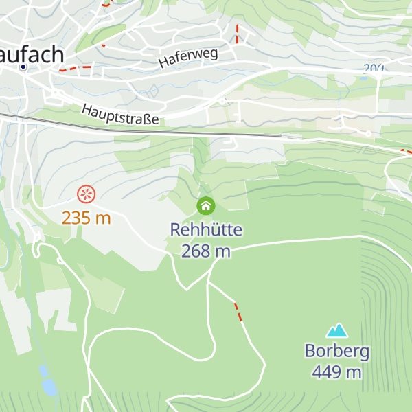 Map of Rehhütte