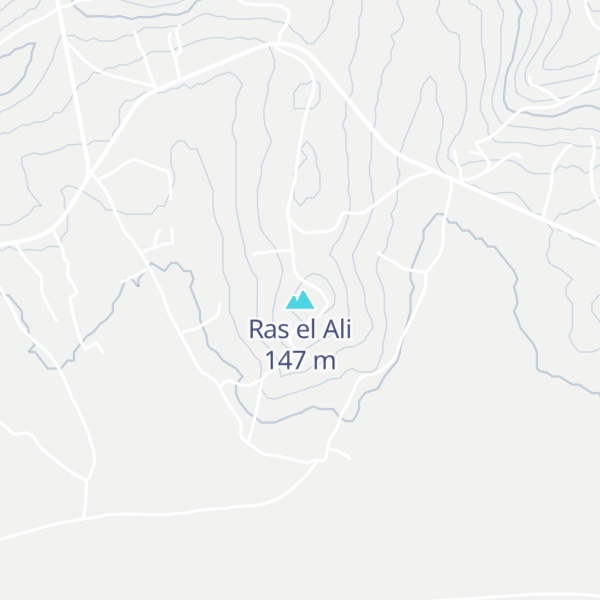Map of Ras el Ali