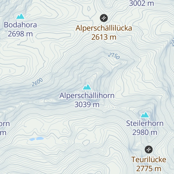 Map of Alperschällihorn