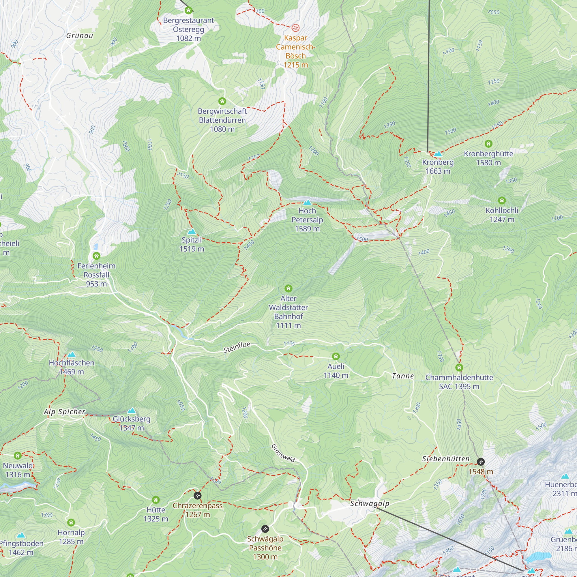 Alter Waldstätter Bahnhof map