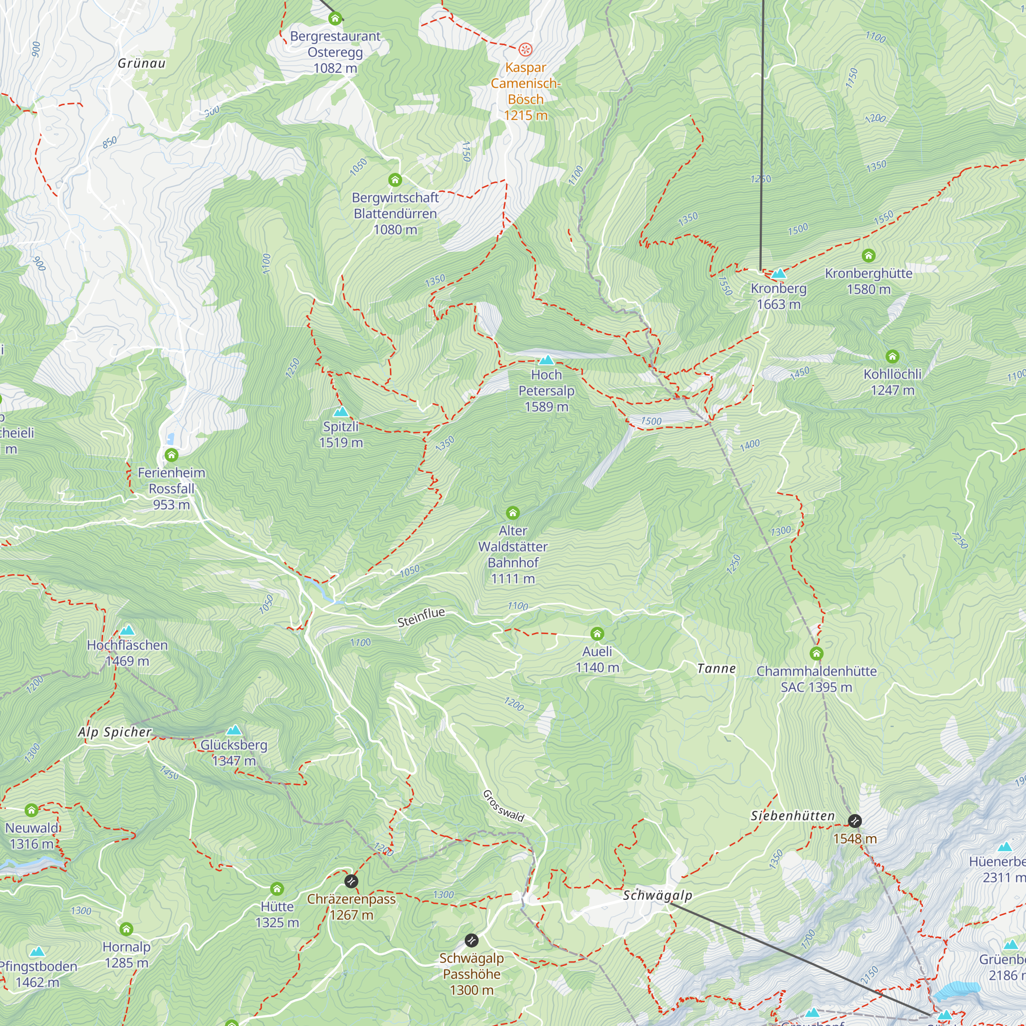 Alter Waldstätter Bahnhof map