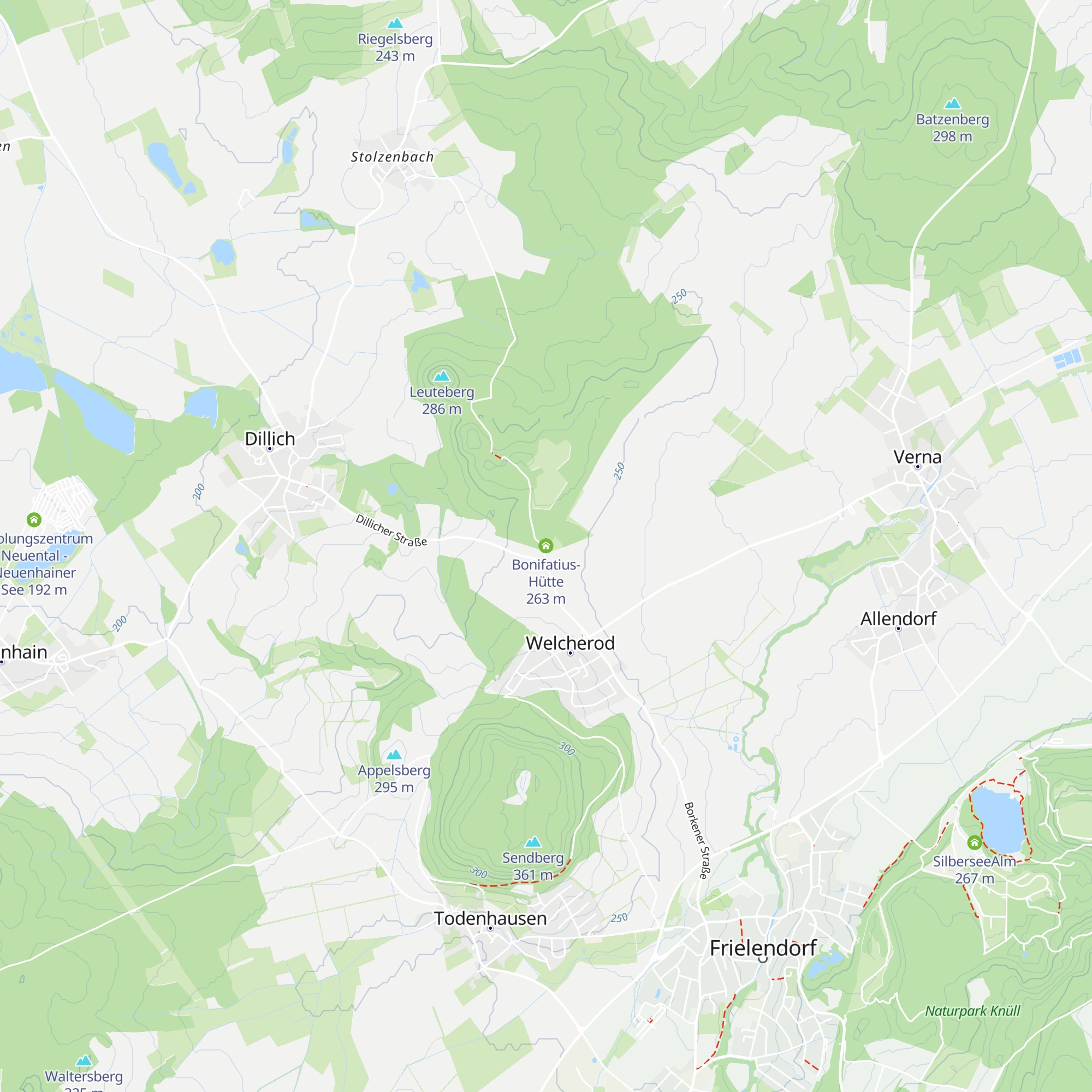 Bonifatius-Hütte map